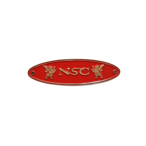 Products: NSC Replacement Cantle Badge: Slimline - Any Year - NSC