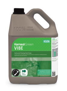 Green Cleaning: Kemsol GREEN VIBE Liquid Flow Soap