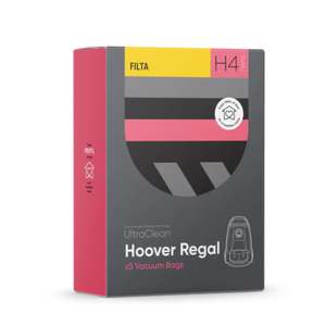 Filta: UltraClean Hoover Regal SMS Multi Layered Vacuum Bags 5 Pack - 79010