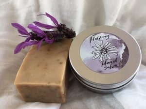 Products: Hand Salve and Lavender Soap gift pack