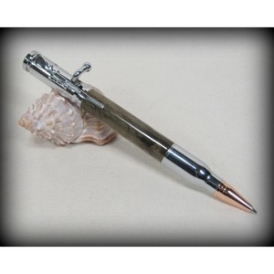 Bullet Pen Kits: Bolt Action Bullet Pen Kit - Chrome