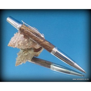 Sierra Pen Kits: Elegant Sierra Kit - Satin Chrome and Chrome