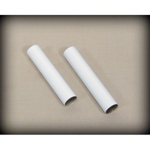 Brass Tubes: Cigar Brass Tube Set - White Enamel