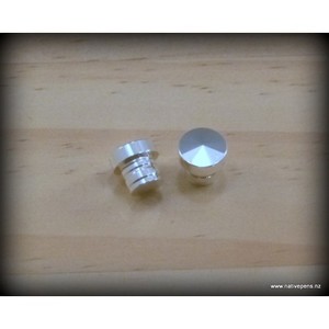 Caps: Fancy Slimline Pen Cap - Silver