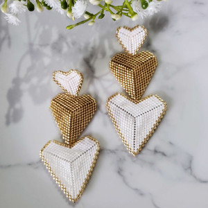 Products: Heart Miyuki maxi Earrings - Nativo Nativo International
