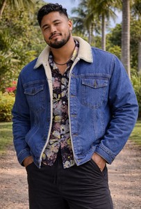 Products: 3834/300 Mens Lined Denim Jacket - Natsons
