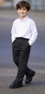 Products: 20308/266 Boys 1/2 Elastic Polyester Pants - Natsons
