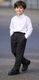 20308/266 Boys 1/2 Elastic Polyester Pants - Natsons