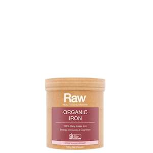 Products: Real Food Nutrients Organic Iron - Apple Blackcurrant