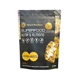 Superfood Crackers - Hemp & Almond