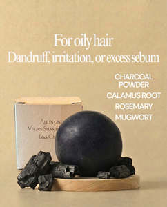 UltraFoaming Black Charcoal Shampoo Bar - Oily Hair