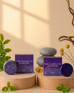 Purple Shampoo & Conditioner Combo - Mini