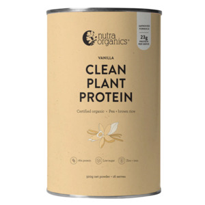 SUPPLEMENT: Nutra Organics - Clean Plant Protein Vanilla 500g