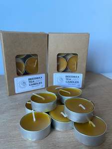 Miscellaneous: Beeswax Tealight Candle 6pk