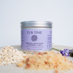 Everyday Things: Everyday Things Tub Time Mineral Salts - Lavender + Oats