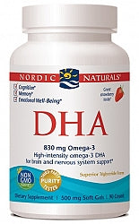 Omega Foods: Nordic Naturals DHA 90 Softgels