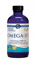 Omega Foods: Nordic Naturals Omega-3D 237ml - Lemon