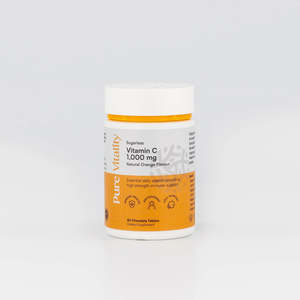 Childrens Health Well Being: *Pure Vitality Vitamin C 1000mg 50's (Orange)