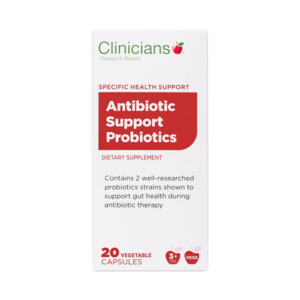 Clinicians Antibiotic Support Probiotics 20's