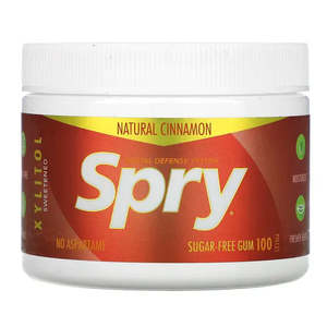 Toothpaste Dental Care: Spry Sugar-free Chewing Gum Cinnamon 100's