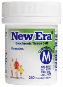 Joint Arthritis Care: New Era Tissue Salts Combination M 240's
