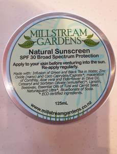 Body Bath Care: Millstream Natural Sunscreen 150g
