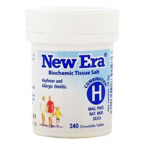 Allergy Hayfever: New Era Tissue Salts Combination H 240s
