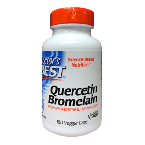 Doctor's Best Quercetin Bromelain 180 Veggie Capsules