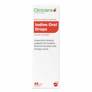 Thyroid Support: Clinicians Iodine Oral Drops 45ml