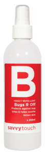 Insect Repellent: Savvy Touch Bugs R Off 250ml