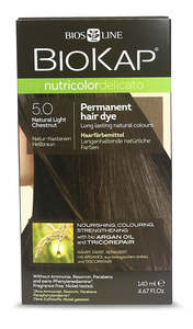 Hair Dyes: Biokap 5.0 Natural Light Chestnut