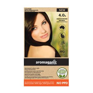 Hair Dyes: Aromaganic 4.0N Brown Natural