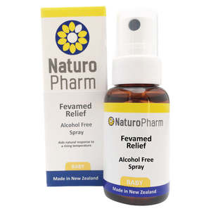 Mother Baby: Naturopharm Fevermed Relief Alcohol Free Spray