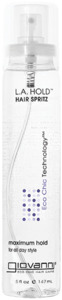 Hair Styling: Giovanni LA Hold Hair Spritz 147ml