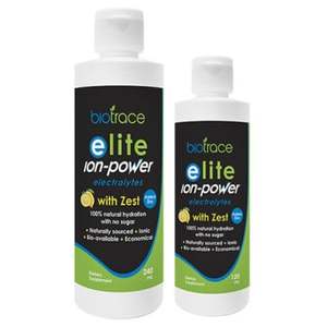 Muscle Pain Cramp: BioTrace Elite Electrolytes with Zest 120ml