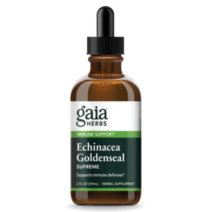 Coughs Colds: **Gaia Herbs Echinacea Goldenseal 30ml