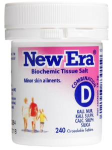 Hair Skin Nails: New Era Tissue Salts Combination D 240s