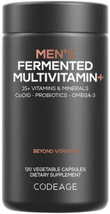 Mens Health Well Being: Codeage Men's Fermented Multivitamin 120's