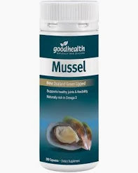 Good Health Mussel NZ Green Lipped Mussel 200s