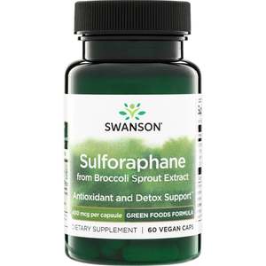 Detox Liver Kidneys: Swanson Sulforaphane 60's