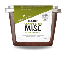 Food Bars: Ceres Organic Genmai Shiro Miso 300g