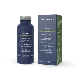 Omega Foods: Natroceutics Omega 3 Fortified w/Lutein+Zeanthin 60's