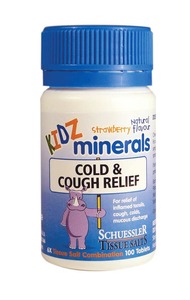 Childrens Health Well Being: Schuessler Tissue Salts Kidz Cold & Cough Relief 100's