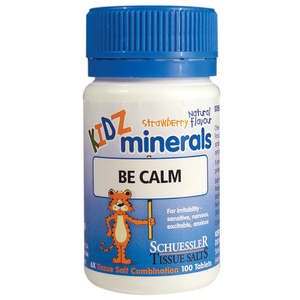 Childrens Health Well Being: Schuessler Tissue Salts Kidz Be Calm 100's