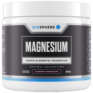 On Sale: Biosphere Magnesium Powder Blueberry-Pomegranate 282g
