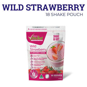 Vita Diet Wild Strawberry 810g (18 Serves)