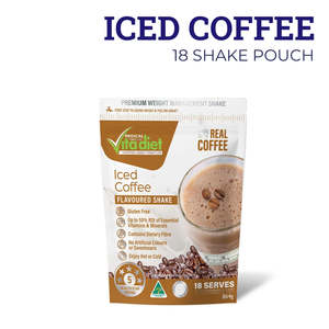 Weight Management Metabolic Syndrome: Vita Diet Iced Coffee Shake 864g (18 Serves)