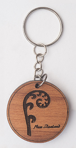 Products: Key Ring – Koru - Naturally Wood