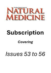 Subscription - starting Issue 53 - Natural Medicine