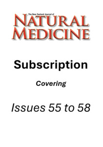 Products: Subscription - starting Issue 55 - Natural Medicine